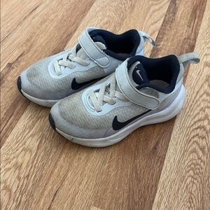 Nike White and Black Sneakers with Classic Design